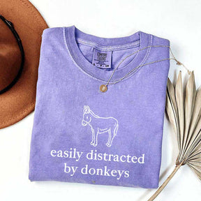 Easily Distracted by Donkeys T-Shirt