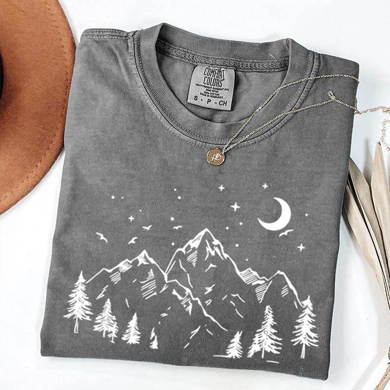 Minimalist Mountain Hiking T-Shirt