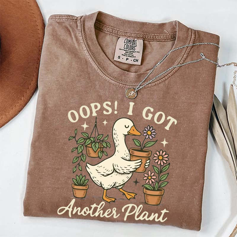 Oops I Got Another Plant Duck T-Shirt