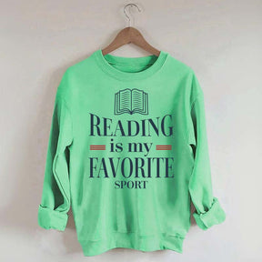 Reading Is My Favourite Sport Readers Sweatshirt