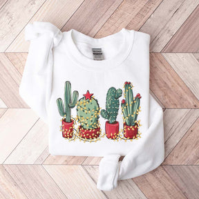 Christmas Cactus Cute Sweatshirt