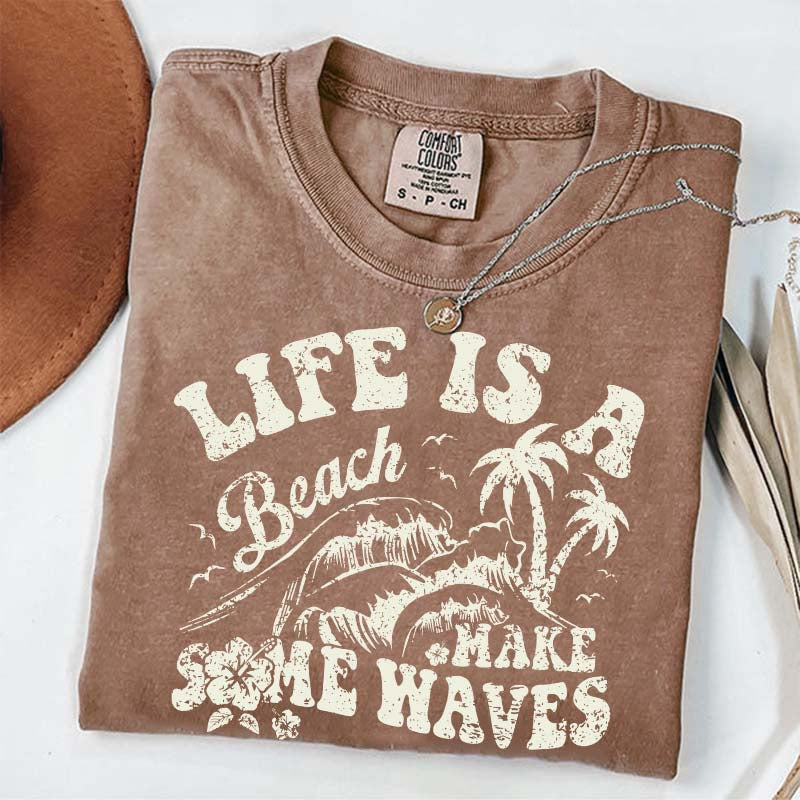 Comfort Colors Beach Graphic T-Shirt