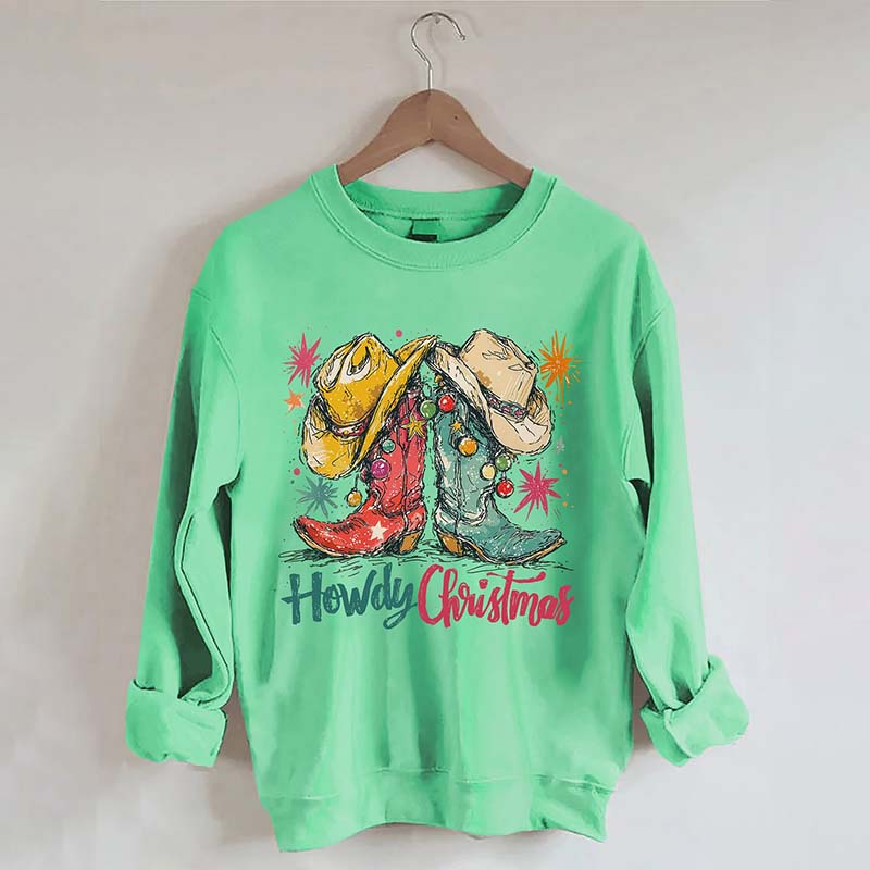 Cute Howdy Christmas Sweatshirt