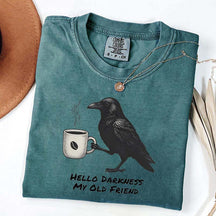 Raven Crow Hello Darkness T-Shirt