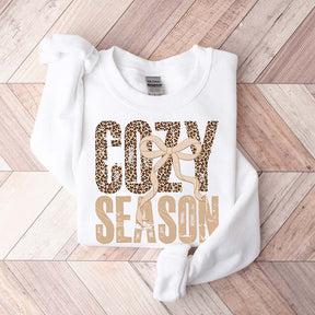 Leopard Fall Cozy Season Sweatshirt
