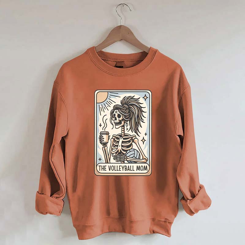 Volleyball Mom Tarot Card Sweatshirt