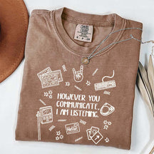 Everyone Communication Speechie AAC Bcba Aba T-Shirt