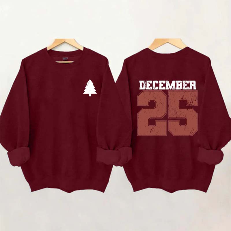 Distressed December 25 Sweatshirt