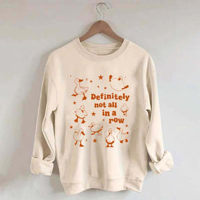 Retro Ducks Not in A Row Sweatshirt