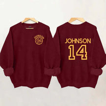 Custom Volleyball Mom Name and Number Sweatshirt