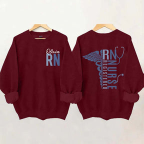Personalized Registered Nurse Sweatshirt