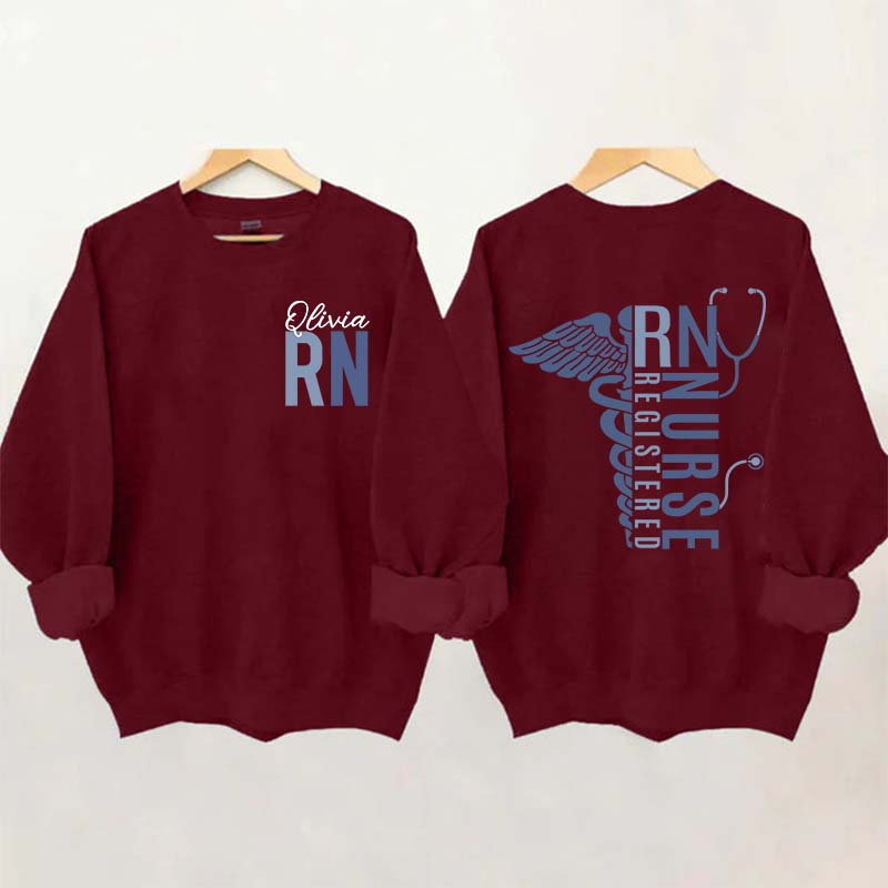 Personalized Registered Nurse Sweatshirt