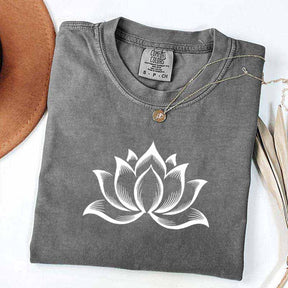 Minimalist Lotus Flower T-Shirt
