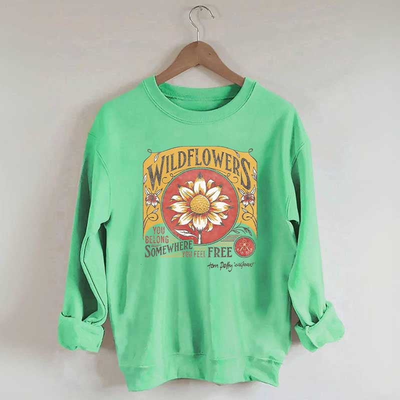 Tom Petty Wildflowers Natural Sweatshirt