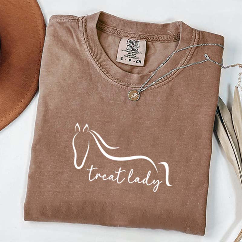 Treat Lady Horse Lover T-Shirt