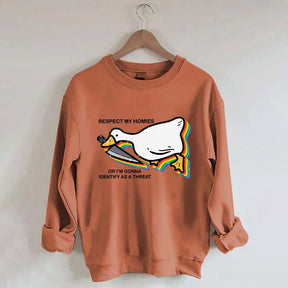 Silly Goose Ally Pride Queer Rights Ally Sweatshirt