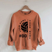 Custom Name Number Volleyball Sweatshirt