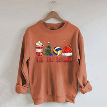 Volleyball Lover Christmas Sweatshirt