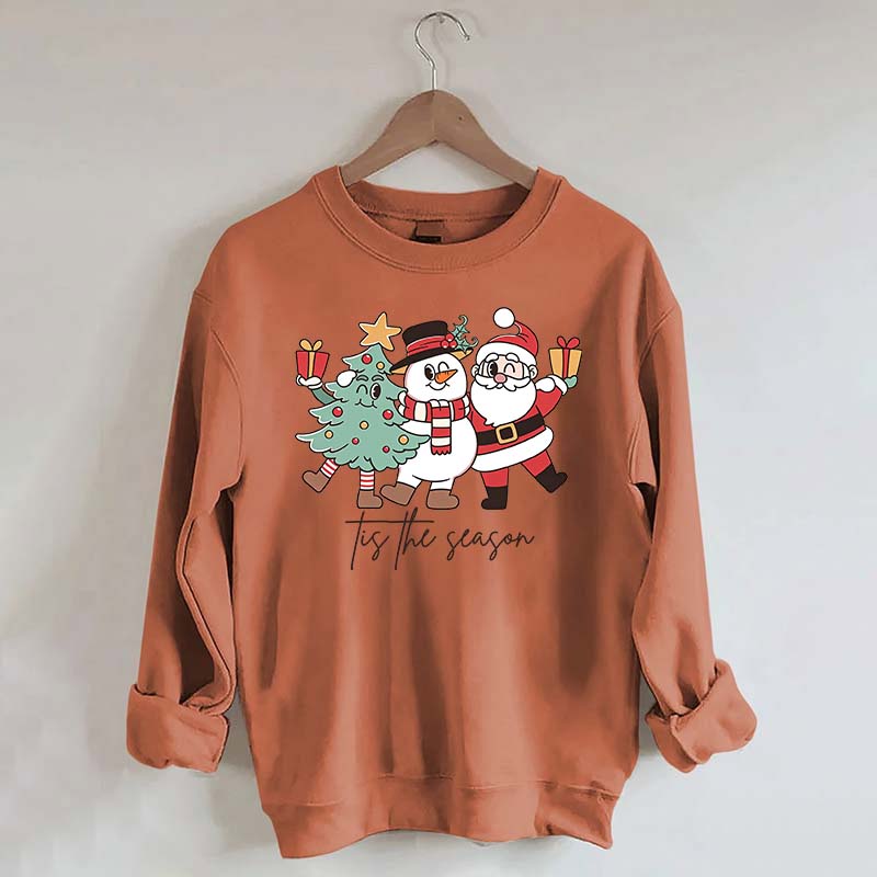 Tis The Season Santa Tree Sweatshirt