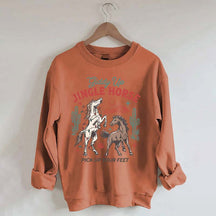 Giddy Up Jingle Horse Christmas Sweatshirt