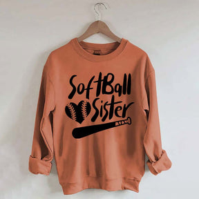Softball Sister Game Days Sweatshirt