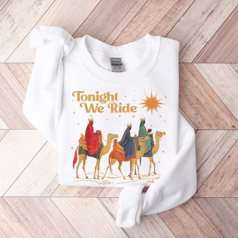 Retro Tonight We Ride Faith Sweatshirt