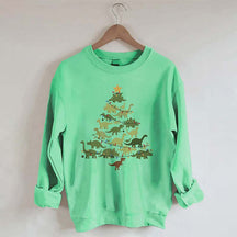 Dinosaurs Christmas Tree Sweatshirt