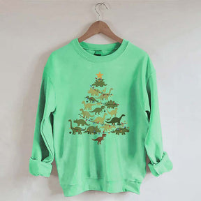 Dinosaurs Christmas Tree Sweatshirt