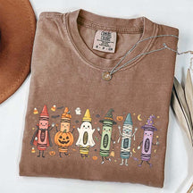 Happy Doodle Back To School Ghost T-Shirt