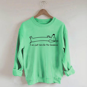 Doodle Dog Savasana Yoga Minimalist Sweatshirt
