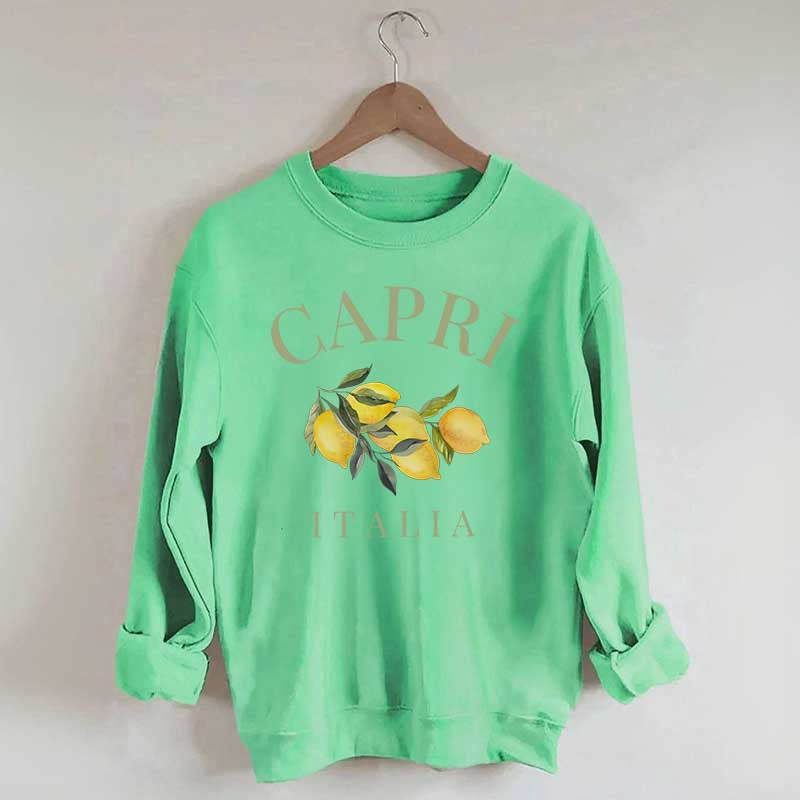 Capri Italia Lemons Amalfi Coast Sweatshirt