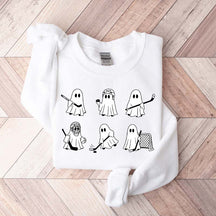 Ghost Hockey Halloween Sweatshirt