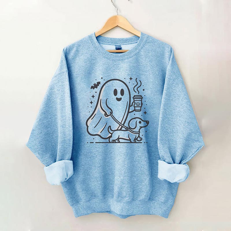 Halloween Ghost Dog Sweatshirt