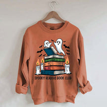 Spooky Readers Book Club Ghost Sweatshirt