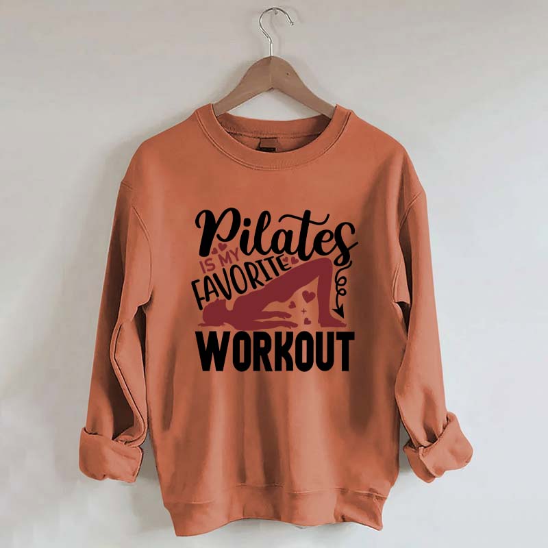Pilates Workout Statement Sweatshirt