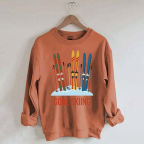 Retro Gone Skiing Sweatshirt