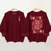 Queen of Hearts Valentines Sweatshirt