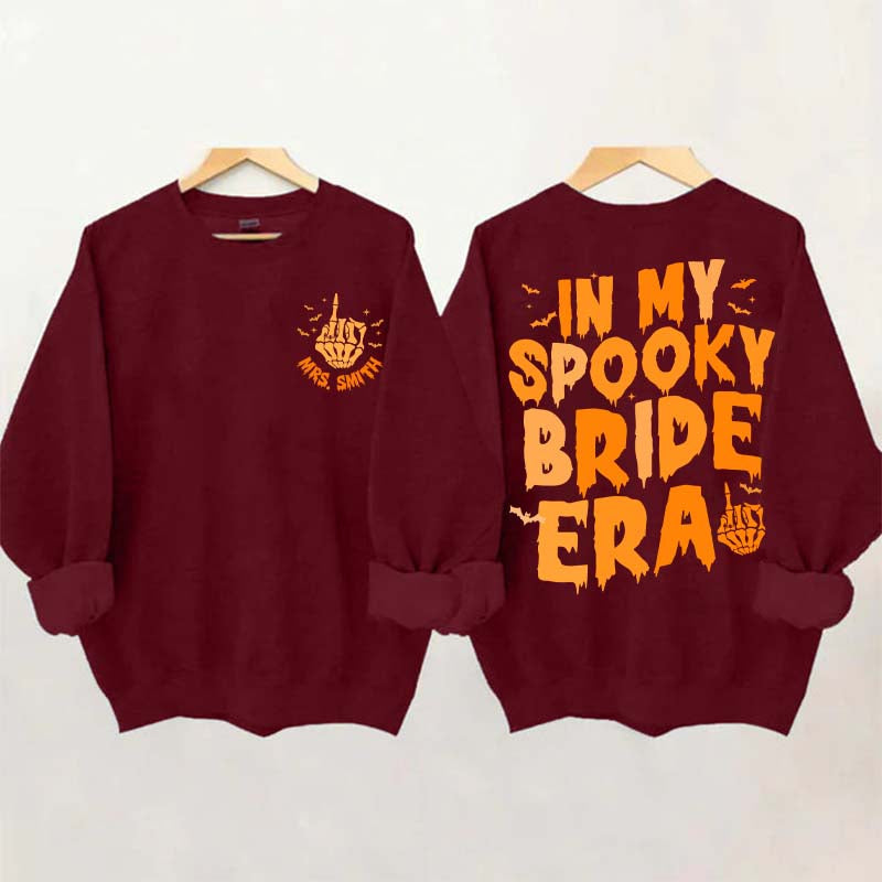 In My Spooky Bride Era Halloween Sweatshirt
