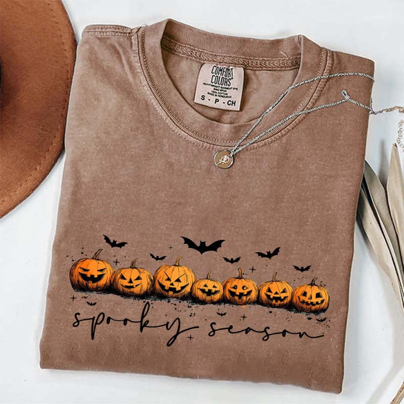 Spooky Season Pumpkins Halloween T-Shirt