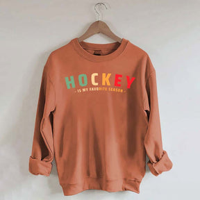 Cute Hockey Is My Favorite Season Sweatshirt