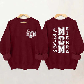 Custom Graduation Senior Mom 2027 Sweatshirt