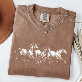Wild Horses Running T-Shirt