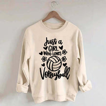 Floral Volleyball Sweatshirt