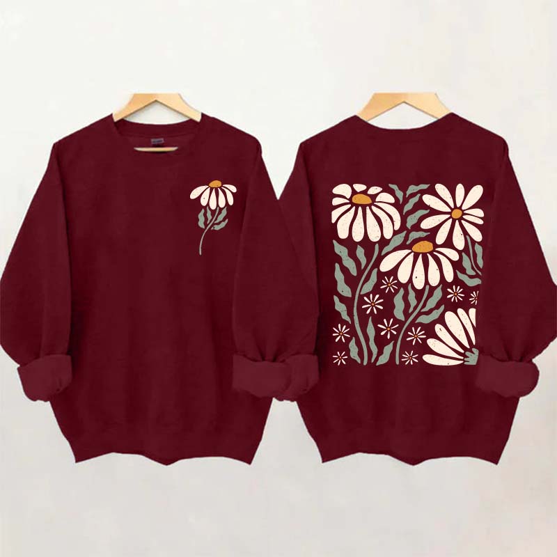 Comfort Colors Boho Daisy Sweatshirt