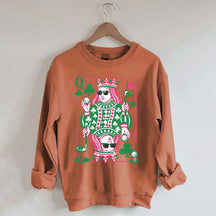 Queen of Clubs Golf Sweatshirt