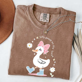 Silly Goose On The Loose Floral T-Shirt