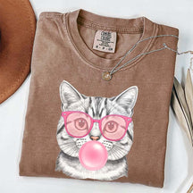 Bubble Gum Kitten Vintage Style T-Shirt