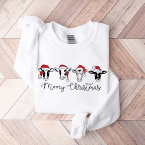 Cow Lover Farm Christmas Gifts Sweatshirt