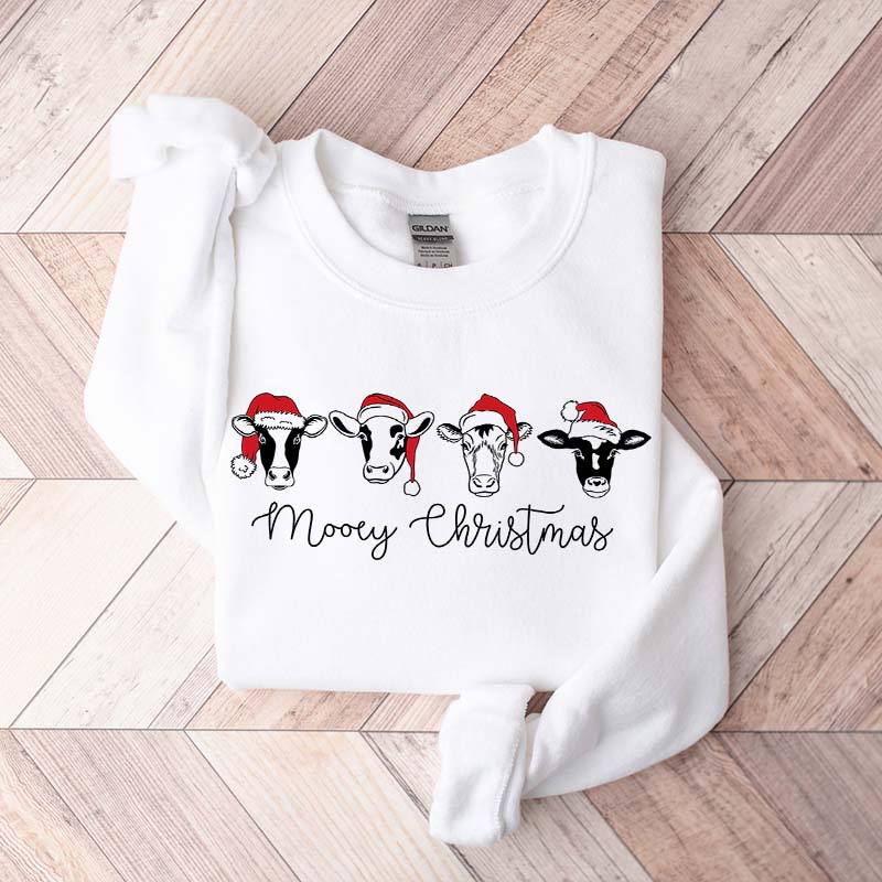 Cow Lover Farm Christmas Gifts Sweatshirt