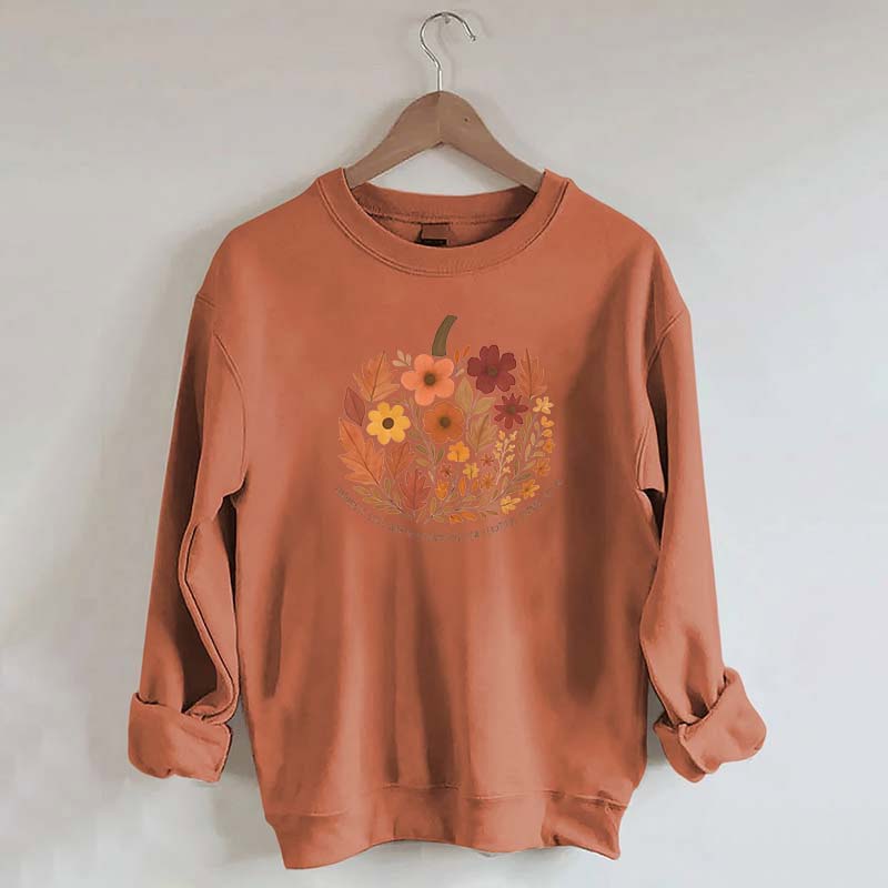 Autumn Leaves Faith Fall Crewneck Sweatshirt
